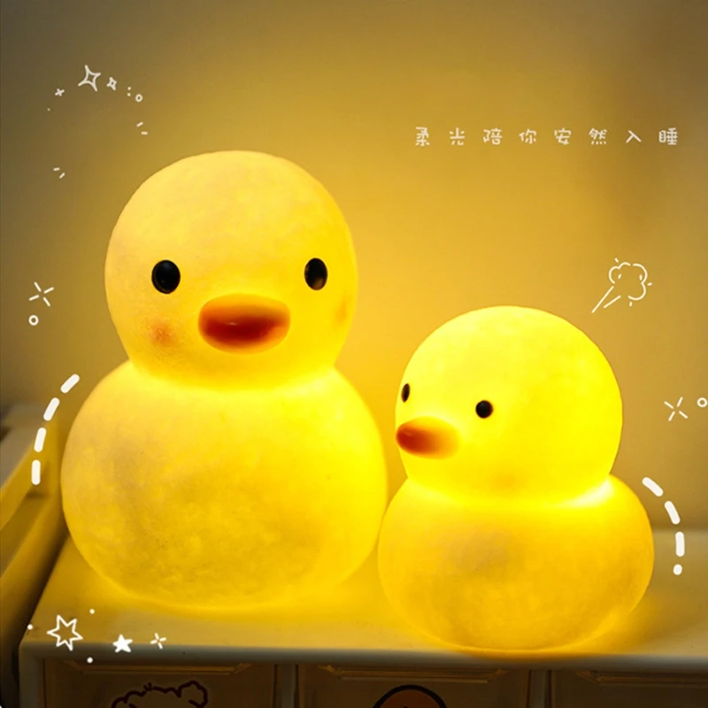 

LED Duck Night Light Cute Animal Bedside Sleepping Lamp for Children Room Bedroom Decoration Gifts