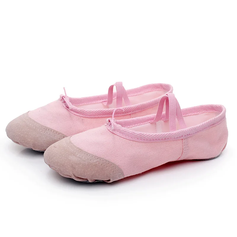 Adult Dance Shoes Soft Bottom Children Ballet Practice Yoga Gymnastics Canvas Flat |