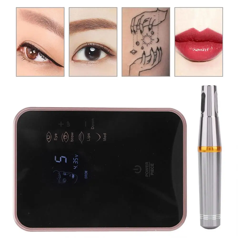 

Заряжаемая Полуперманентная подвесная тату-машинка M3, тату для бровей, губ, ротационная ручка, пистолет для микроблейдинга, принадлежности ...