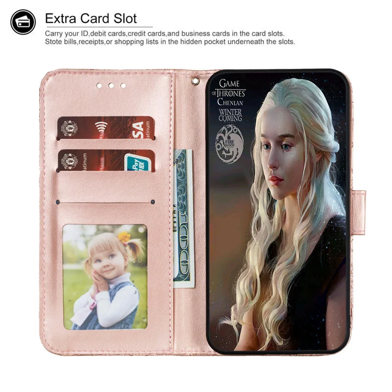 Чехол-книжка с тиснением для Samsung Galaxy A6 A7 A9 J2 Pro J4 J6 Plus A8 2018 M01 M31 M31S M30S M51 M10 кожаный |