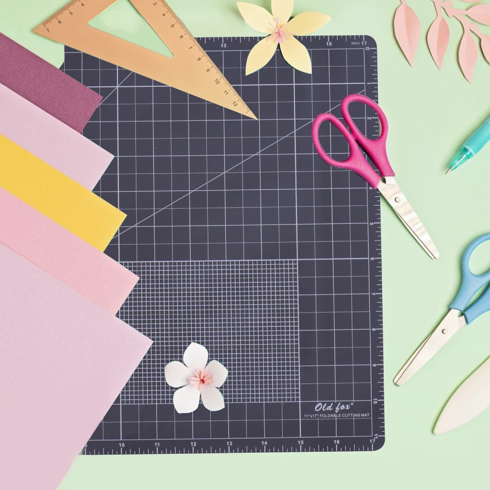 PVC Board Folding Cutting Mat Foldable Non-slip Durable Self Healing for Quilting Sewing Scrapbooking Arts &amp Crafts | Канцтовары для
