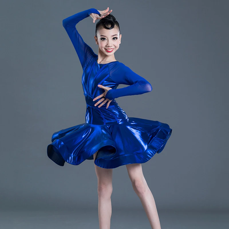 

Latin Dance Dress For Girls Children Salsa Tango Ballroom Dancing Dress Competition Costumes Kids Practice Dance Clothing SL2292