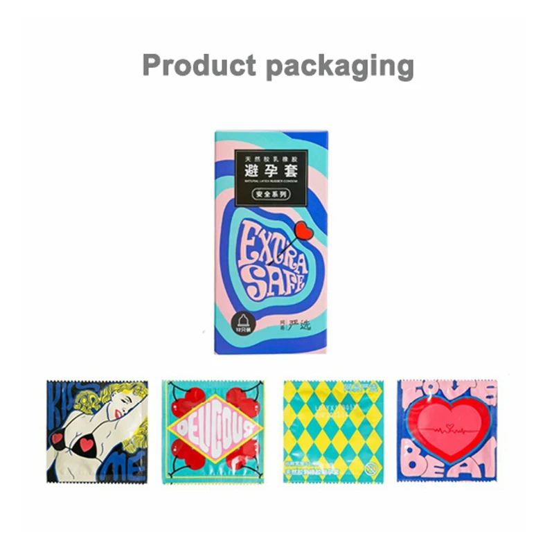 Ультратонкие презервативы tryfun из латекса 12 шт. 5 типов|Презервативы| |