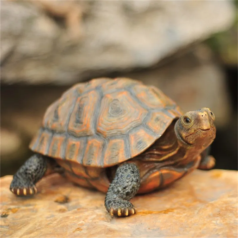

S/M/L Garden Ornaments Outdoor Turtle Figurine Tortoise Art Resin Animal Miniatures Yard Statues Home Decor