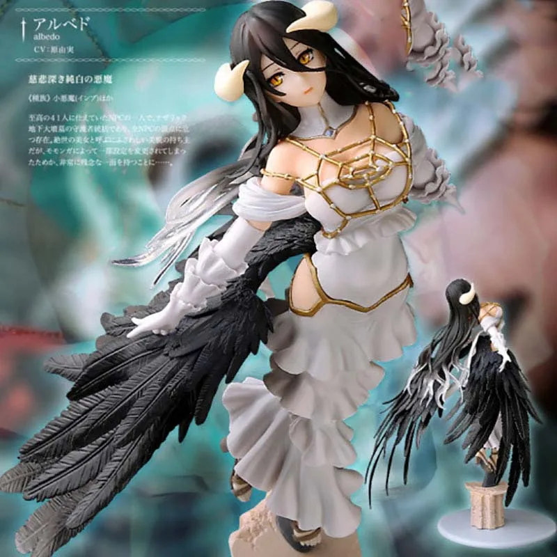 

Экшн-фигурка Overlord Albedo, игрушка для детей, подарок на день рождения, коллекция фильмов для фанатов, 29 см, ограниченная серия