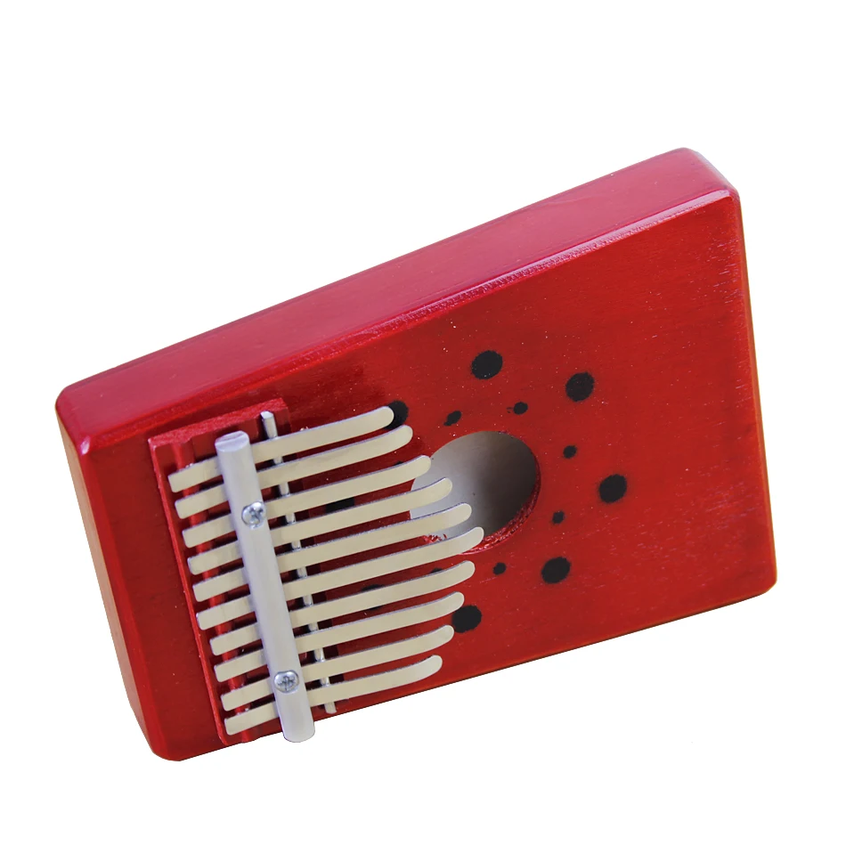 

New Thumb Piano Mbira Finger Thumb Piano Kalimba Likembe Sanza African Pine Wood 10 Key