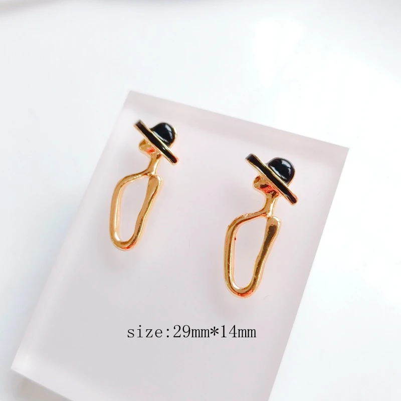 Аксессуары для сережек сделай сам индивидуальность из сплава медицинская игла в