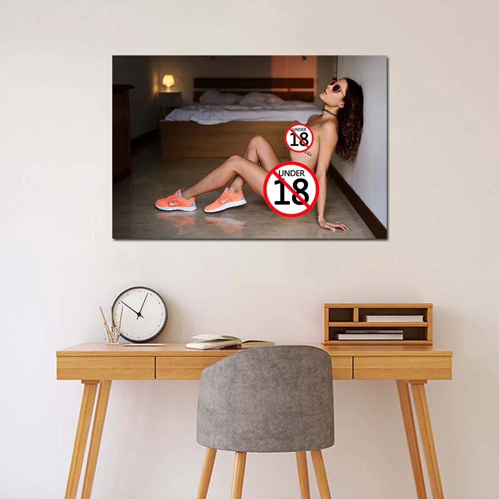 Модель для взрослых красивая девушка сексуальная женщина настенный