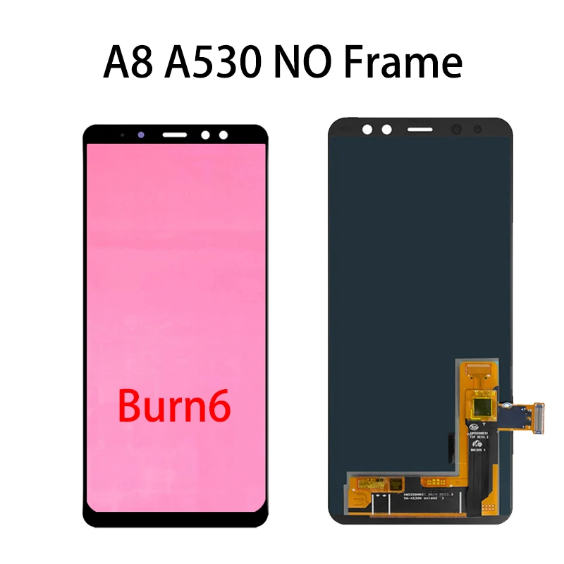 ЖК-дисплей и сенсорный датчик в сборе для SAMSUNG GALAXY A8 2018 A530 A530F A530DS A530N | Мобильные