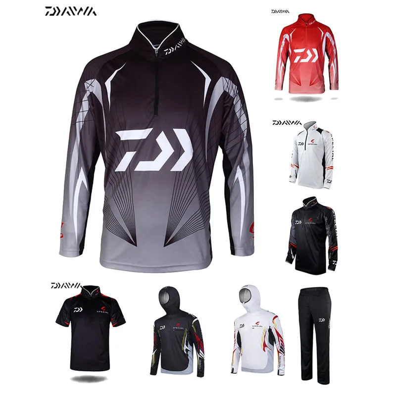 Новая стильная одежда Daiwa 5 размеров быстросохнущая для рыбалки с длинными