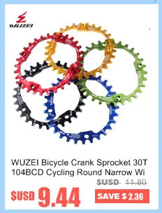 Wuzei Road Bicylcle 110BCD 35/50T Овальный Звездочка комплект велосипед 7075-T6 сплав Сверхлегкий эллипс восхождение Мощность передняя Звездочка пластина