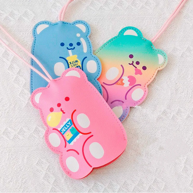 Новое поступление 2020 милый брелок с медведем сумка для ключей детский чехол