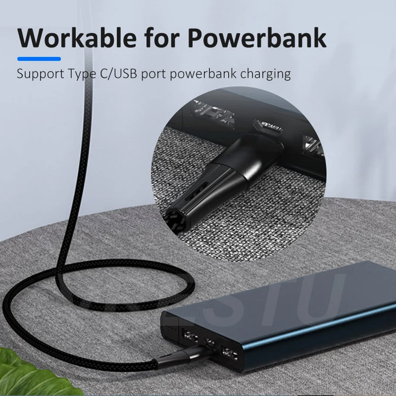 2 в 1 USB Type C кабель PD 100 Вт 5A Быстрая зарядка QC3.0 FCP Тип для типа стандартный шнур