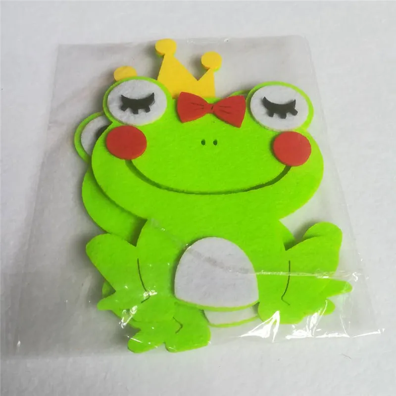 Фетровые поделки Лягушка принц и принцесса товары для раннего обучения