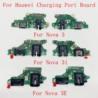 10pcs original usb charging port board connector flex cable for huawei nova 3 3i 3e charging connector replacement parts