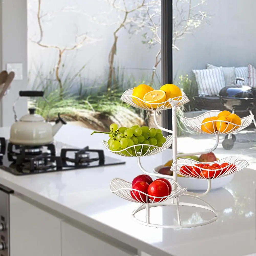 

Fivelayer Lotus Leaf Fruit Storage Tray Fruit Plate Exquisite Food Box Wedding Christmas Candy Snack Plates Kitchen everyone