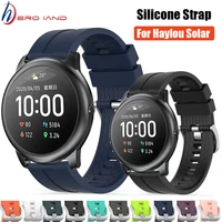 silicone strap watchband for xiaomi haylou solar ls05 bracelet band sport replacement wristband for haylou solar ls05 correa