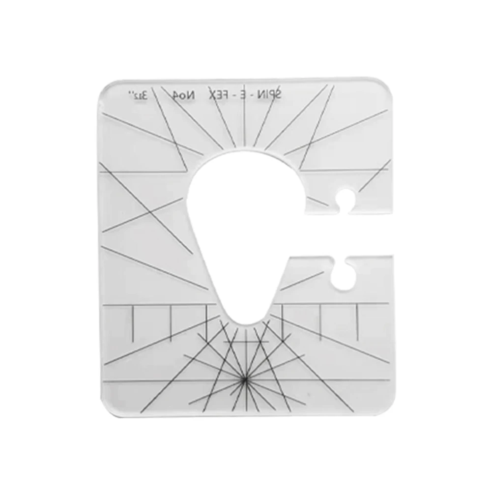 

6pcs T Shirt Drawing Calibration Ruler Plastic Special Shaped Shirt Sewing Ruler Drawing Template Craft Tool Set Sewing