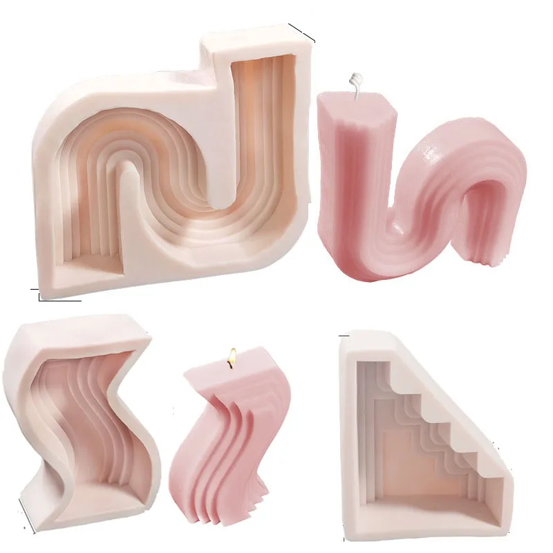 Сделай Сам геометрические формы для свечей из эпоксидной смолы литье Форма