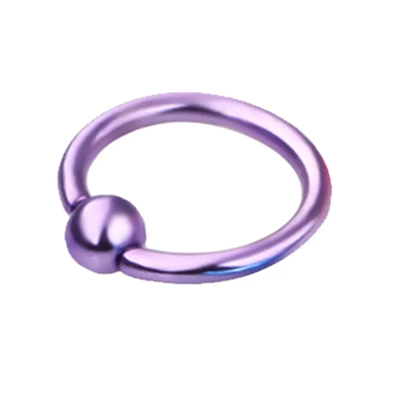 1PC Surgical Stainless Steel Nose Ring with Ball Earring Piercing Punk Fashion Stud Unisex Body Jewelry | Украшения и аксессуары