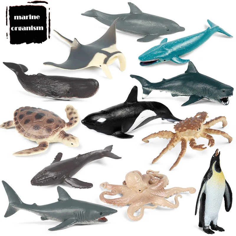 

12 шт., игрушки-животные, имитация насекомых, морской скот, дикие животные, динозавры, фигурки, биологическая образовательная коллекция модел...