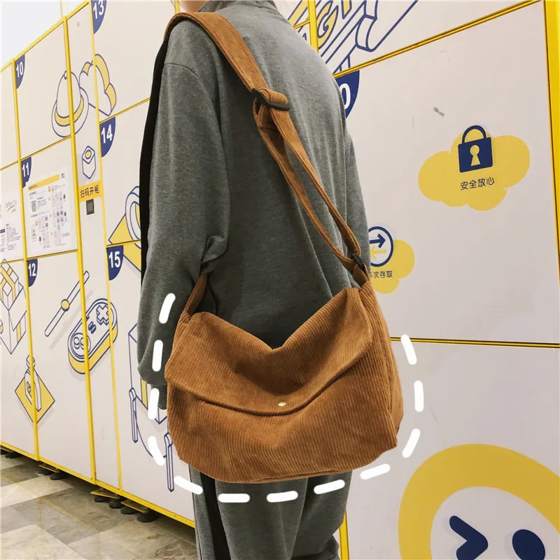 

Утолщенная Вельветовая женская сумка для покупок, холщовые сумки через плечо, многоразовая Экологически чистая Сумка-тоут для продуктов на...