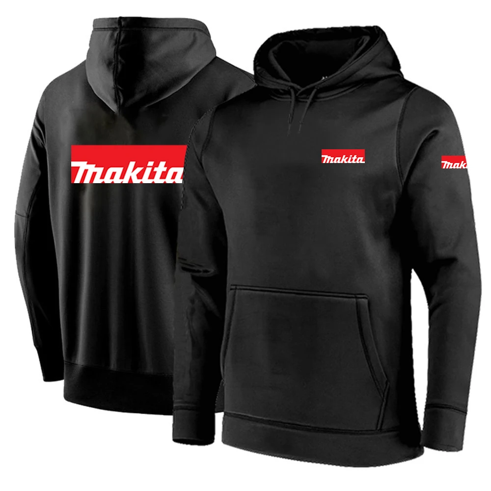 

Men's Spring Autumn Aprilia Makita Logo Hoodies Pullover Fleece Cotton Casual Tops Comfortable Streetwear Sweatshirts