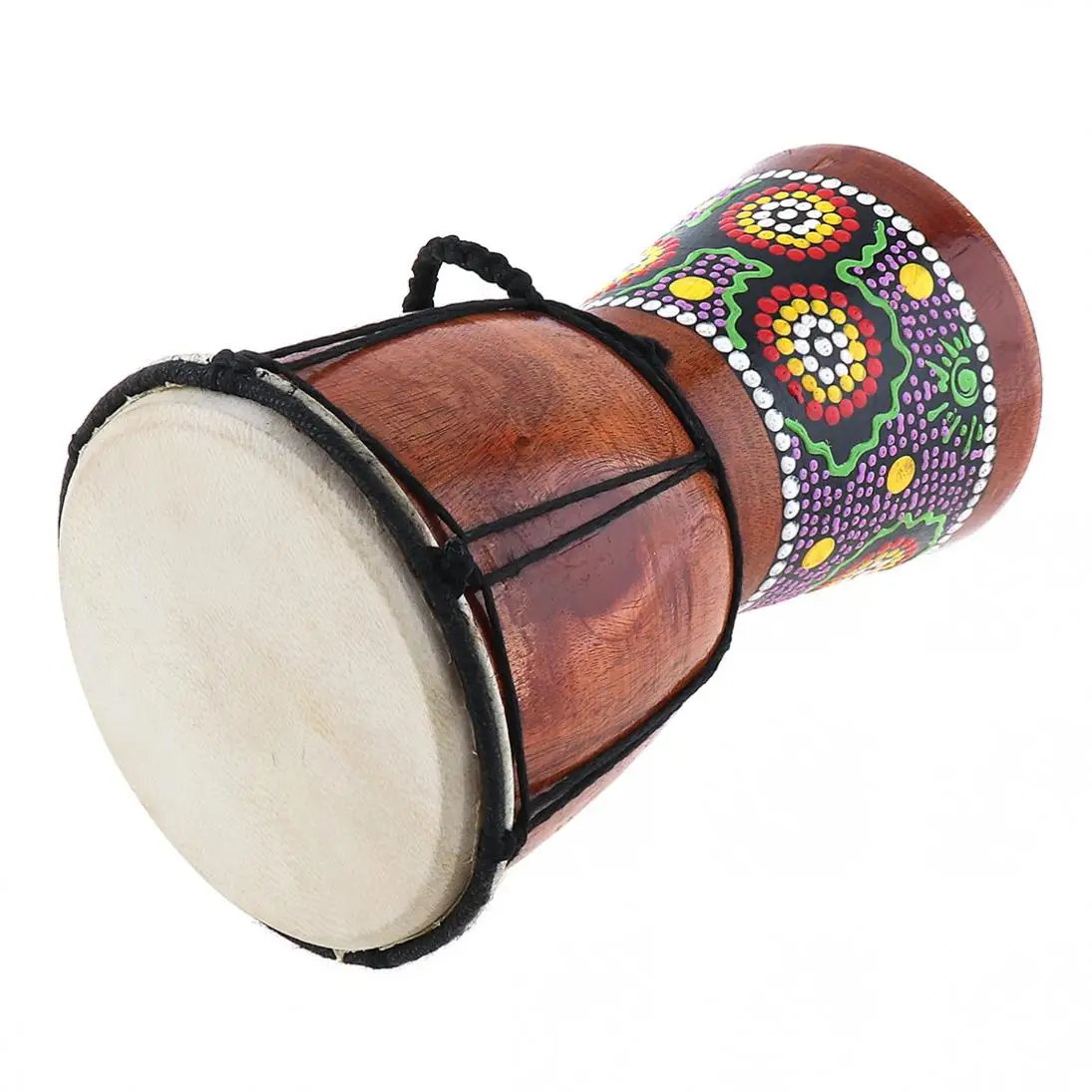 4-дюймовый Профессиональный барабан для Djembe деревянная козья кожа хороший звук