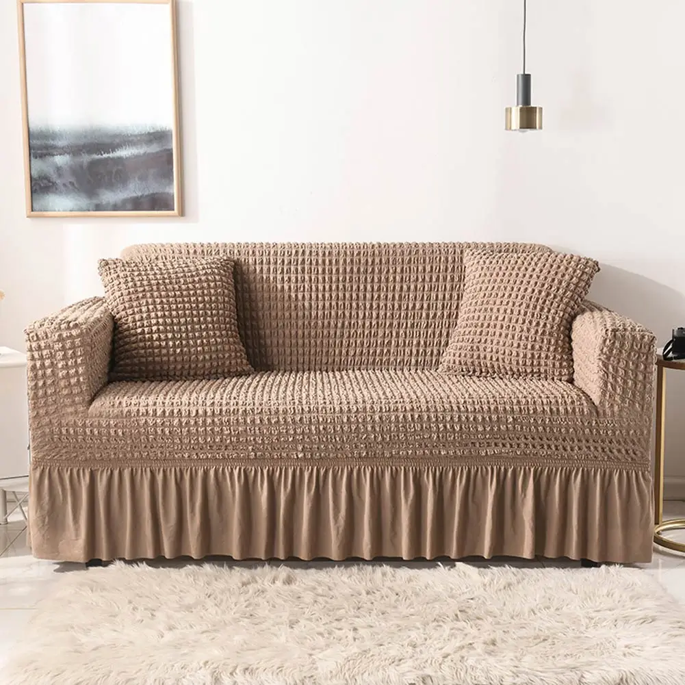 

Стеганый чехол для дивана Svetanya, однотонный, плотный, мягкий, в европейском стиле