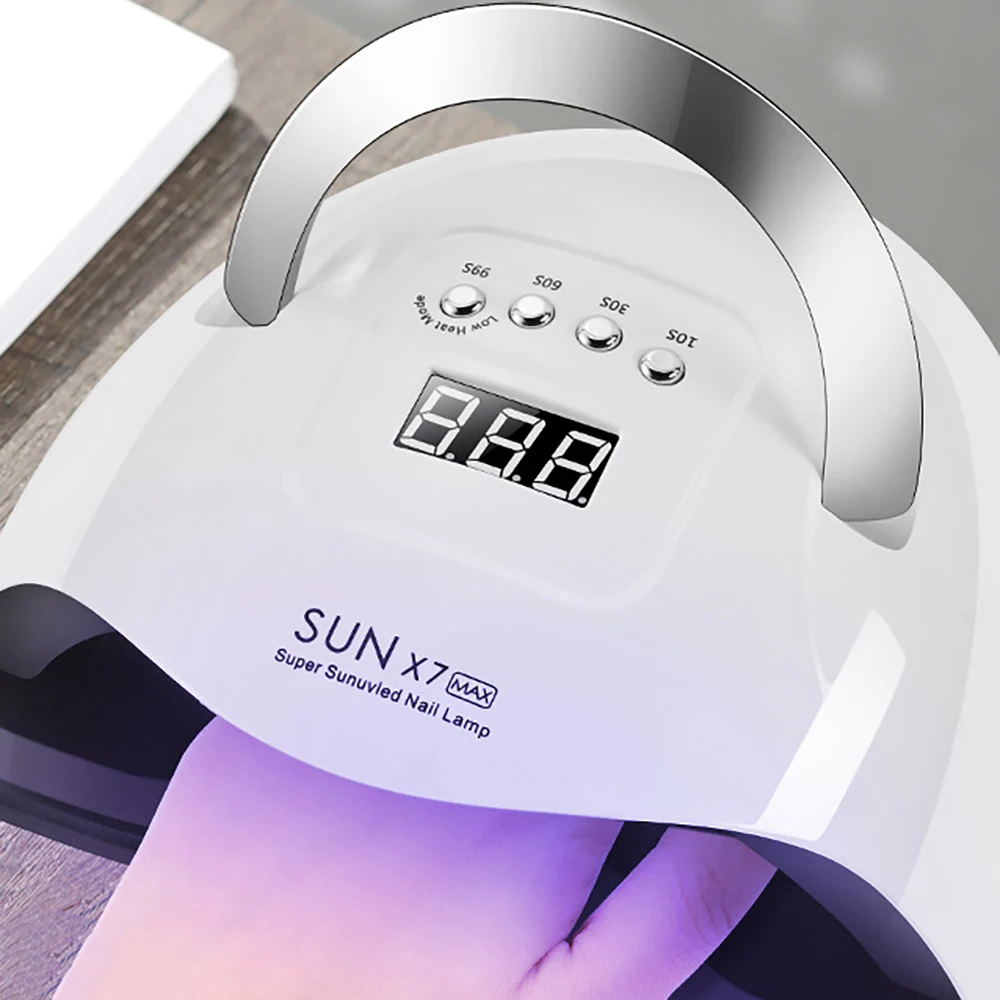 

UV Nail Dryer Lamp With Automatic Sensor 57 UV LED Light For All Gels 4 Timer Professional Manicure Pedicure Nail Epuipment 180W