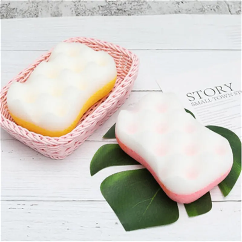 

1Pc New Comfortale Body Scrubber Bath Shower Massage Bathing Brush High Quality Skin Care Bath Sponge Brush Body Wash