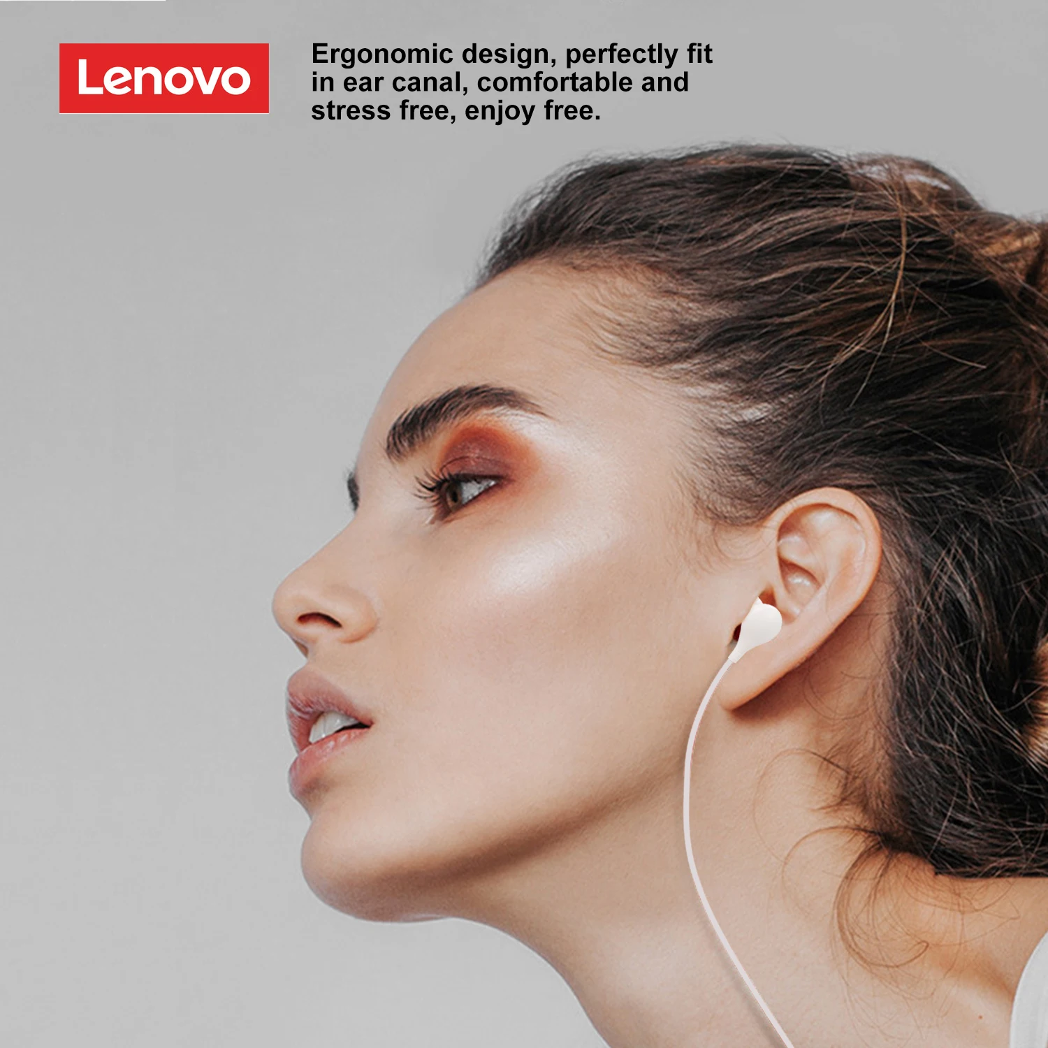 Оригинальная Проводная стереогарнитура Lenovo HF160 с разъемом 3 5 мм универсальный