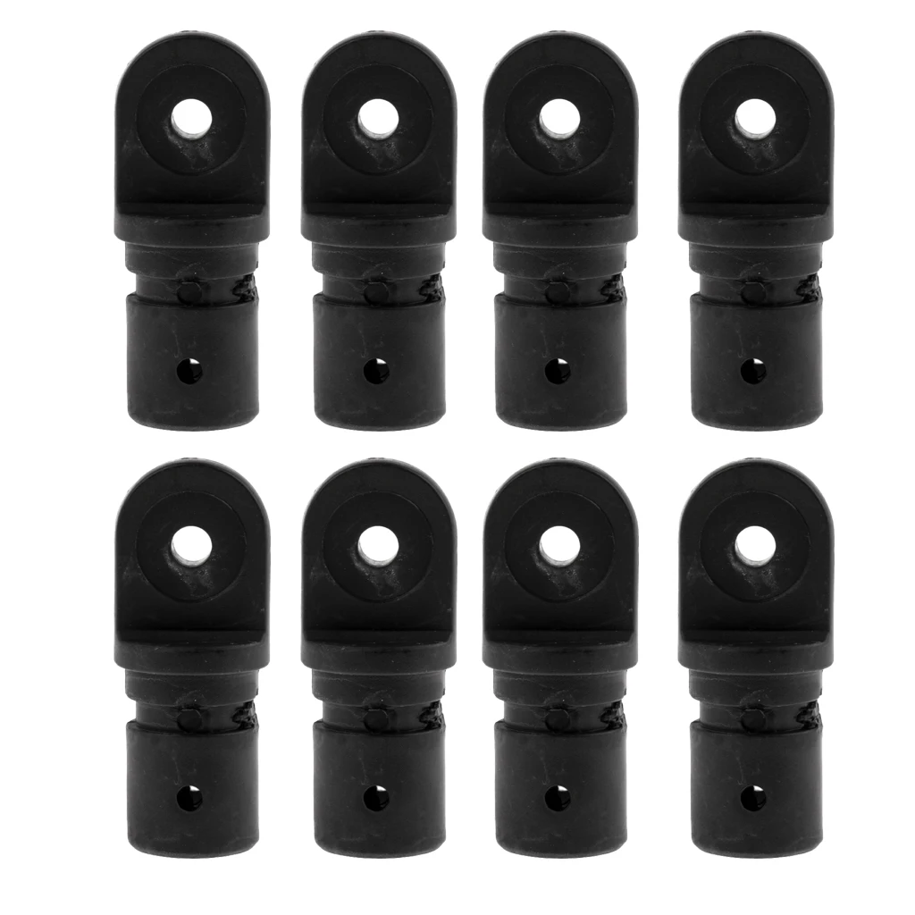 

MagiDeal 8pcs Nylon Boat Bimini Top 22mm Tube Eye End Insert Accessories