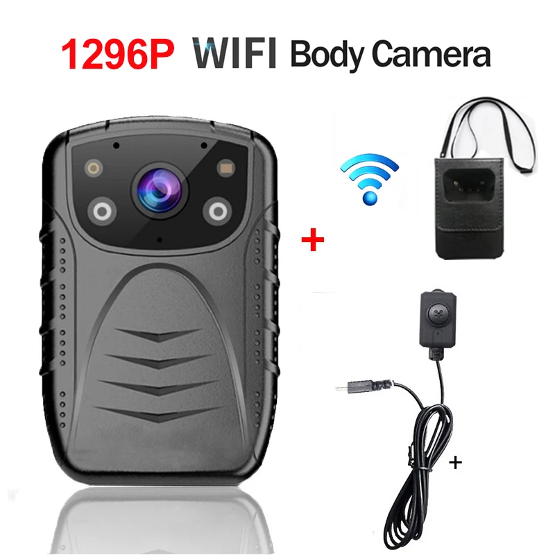 Миниатюрная полицейская камера FHD 1080P 1296P с Wi Fi и GPS запись голоса аудио видео фото