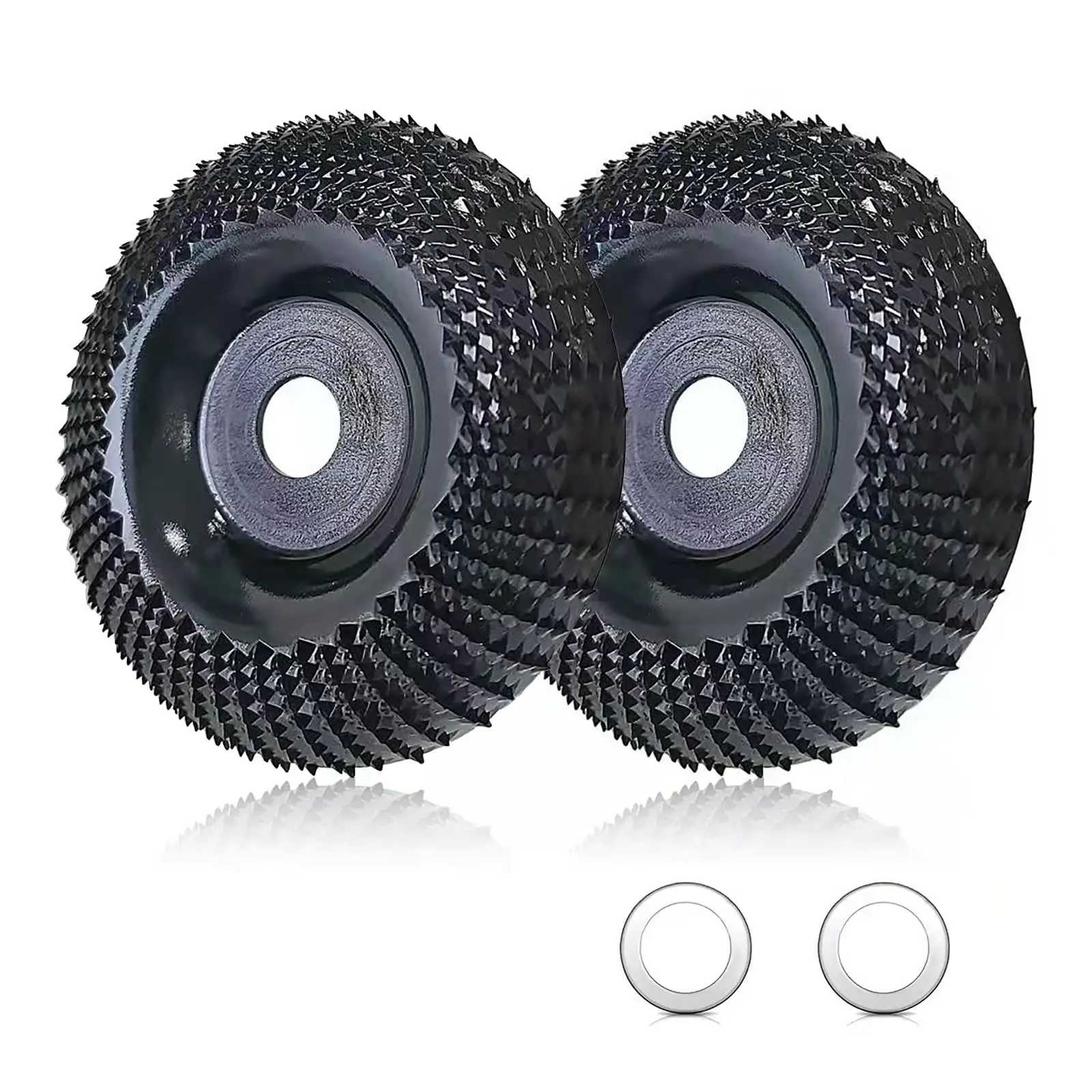 

Шлифовальный диск, 4-дюймовый шлифовальный круг для дерева, шлифовальный диск для угловой шлифовальной машины с 5/8 дюймовым деревообрабатыв...