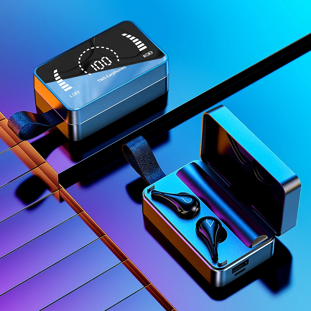 Беспроводные наушники с зарядным устройством 3500 мА · ч Bluetooth-совместимые