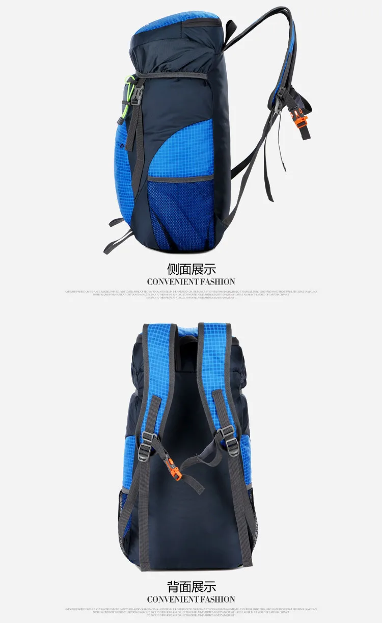 Men Outdoor backpack camping bag 35L Ultralight waterproof travel Folding backpack Women Sports camping hiking Hike Pack