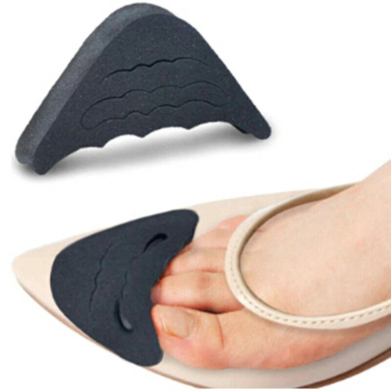

1 Pair Women High Heel Forefoot Insert Toe Cushion Pain Relief Shoes Front Filler Adjustment Health99