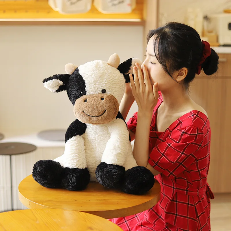 

Sitting cow Doll New Creative plush toy simulation grab doll children's doll Birthday Gift Festival plush kawaii
