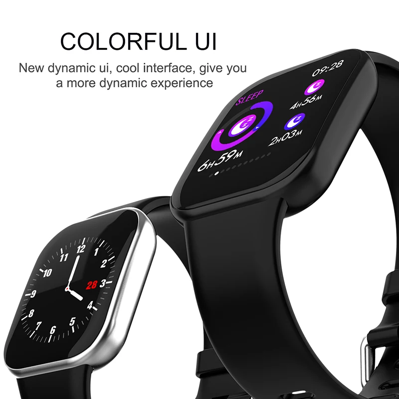 Мужские Смарт-часы с сенсорным экраном водонепроницаемые Bluetooth фитнес-трекер