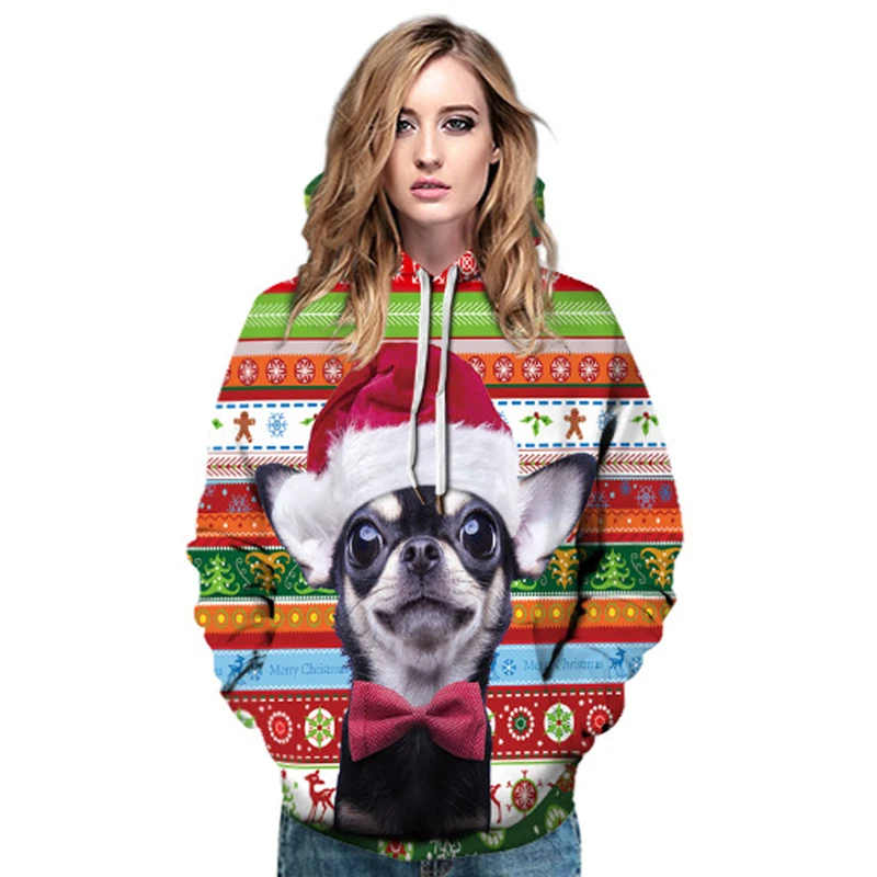 Женский свитшот с длинным рукавом и принтом такса|Женские толстовки свитшоты| |