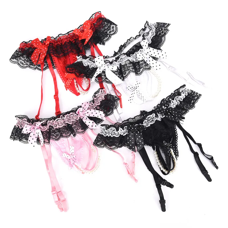 

1Pcs Fashion Sexy Suspenders Unisex Women's Sheer Lace Camisas Thigh-Highs Garter Belt For The Stockings Brace For Men