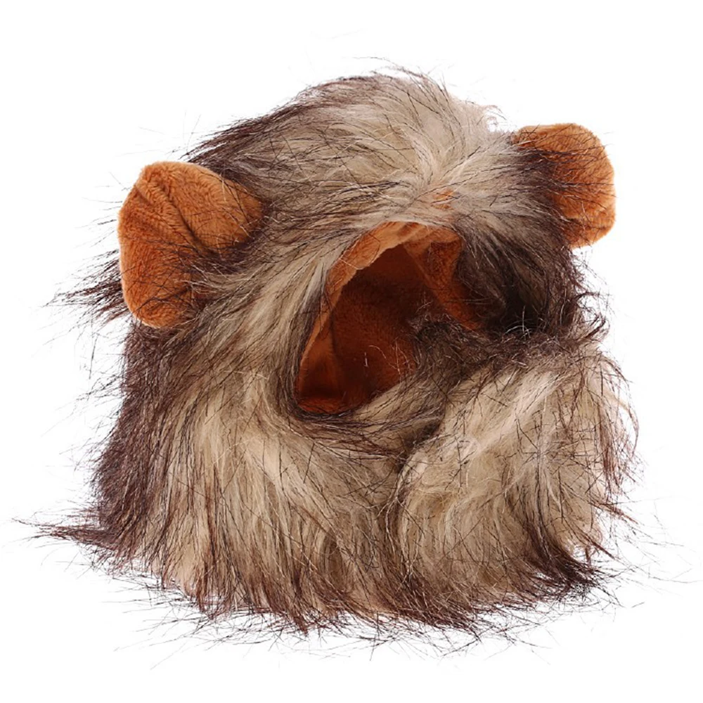 

Belmil Funny Cute Pet Cat Costume Lion Mane Wig Cap For Cat Dog Halloween Christmas Clothes Fancy Dress With Ears Pet Clothes