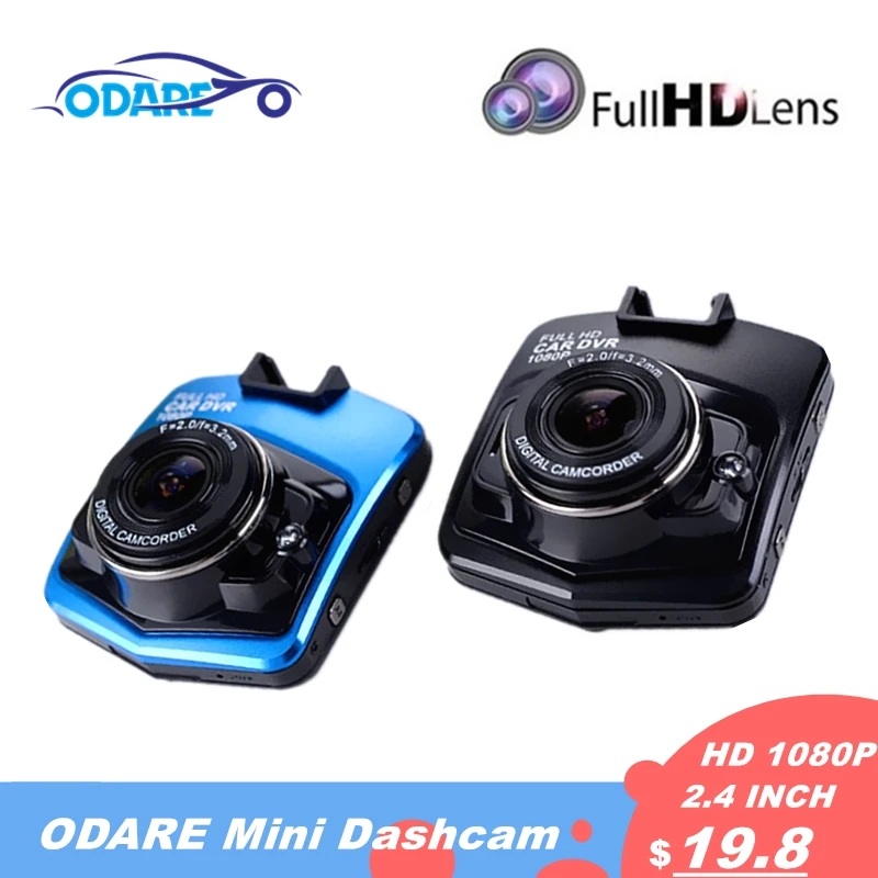 

Odare 2019 New Mini Car DVR Camera Dashcam Full HD 1080P Video Registrator Recorder G-sensor Loop Recording Night Vision Das Cam
