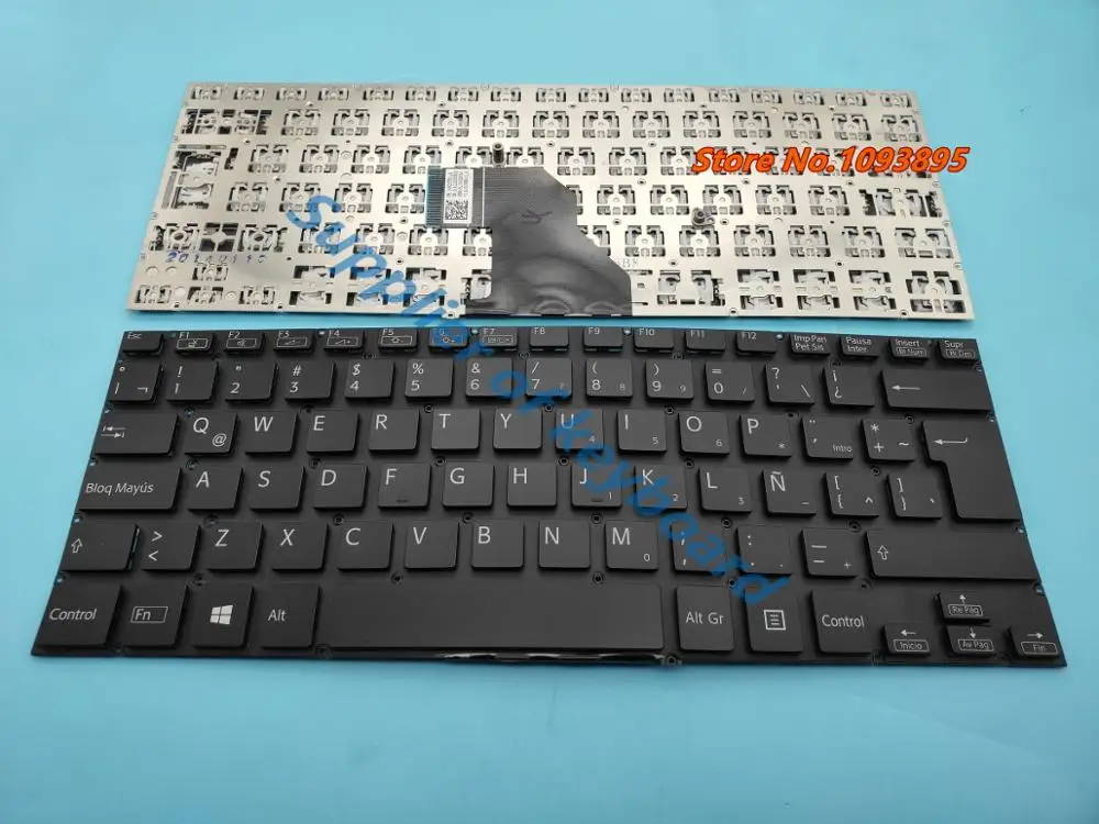 

Новая Латиноамериканская клавиатура с испанской раскладкой для SONY VAIO FIT 14E SVF14214CLB SVF14215CLB, черная Латиноамериканская Клавиатура для ноутбука