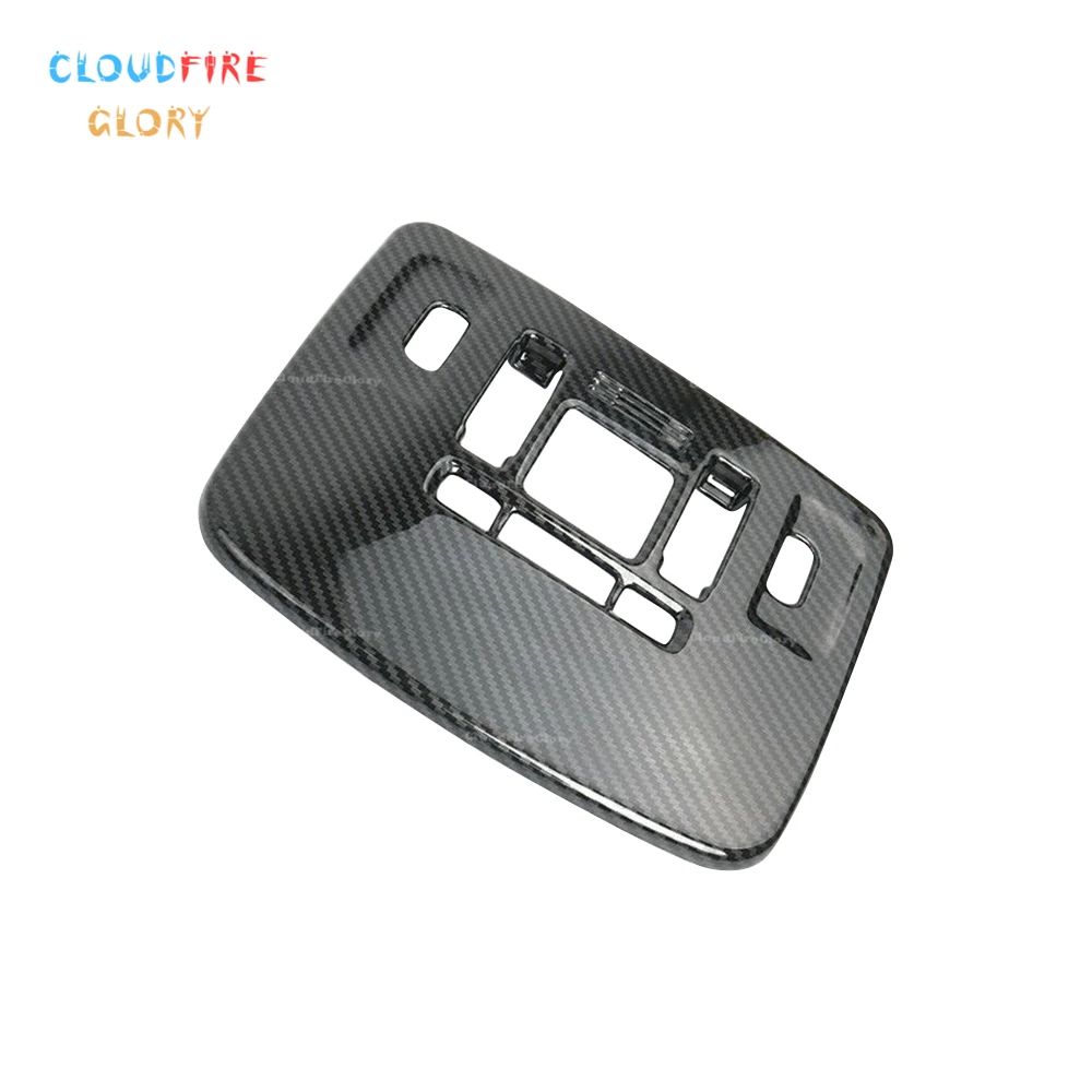 

CloudFireGlory Carbon Fiber ABS Front Reading Light Lamp Cover Trim For Toyota Camry 2018-2019