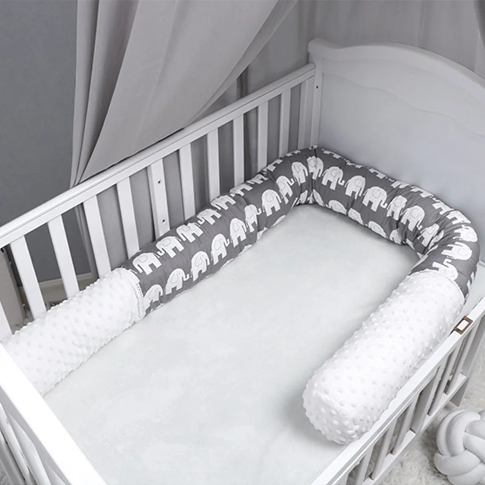 Бампер для детской кроватки Bbay 12*200 см креативная плюшевая подкладка подушка с