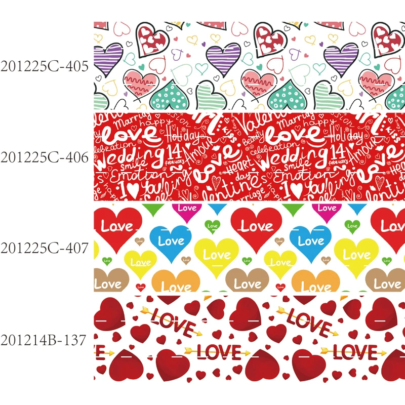 

16mm 22mm 25mm love Valentine's Day gift ribbon