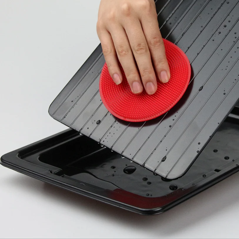 Fast Defrosting Tray Thaw Frozen Food Meat Fruit Quick Plate Board Defrost Kitchen Gadget Tool | Дом и сад