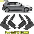 4 шт., передние и задние брызговики для VW Golf 8 MK8 R-Line GTI GTD GTE 2020 2021 2022 хэтчбек